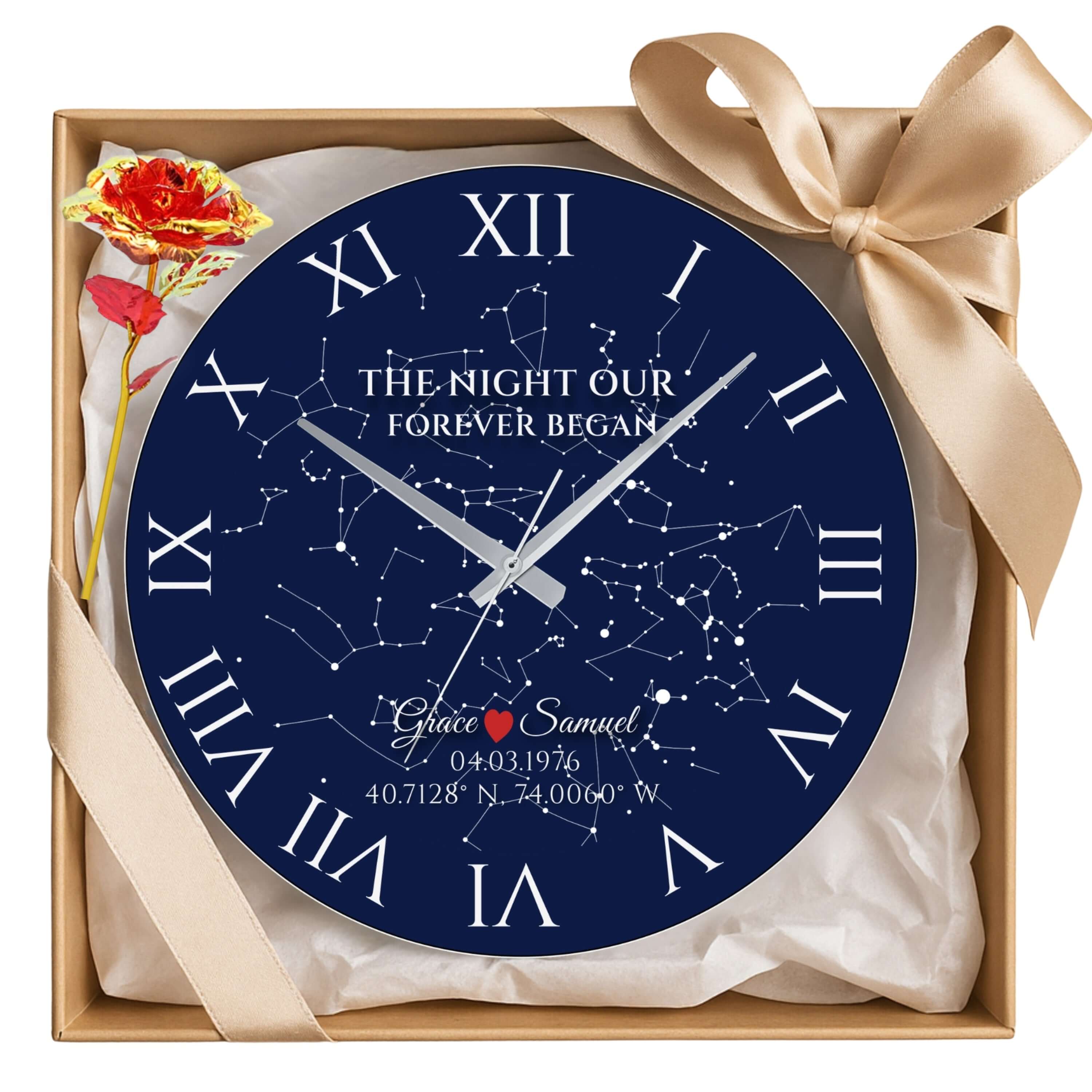 Custom Star Map Canvas - Personalized Night Sky Print, Perfect Anniversary Gift capturing the exact moment and location of your special date.